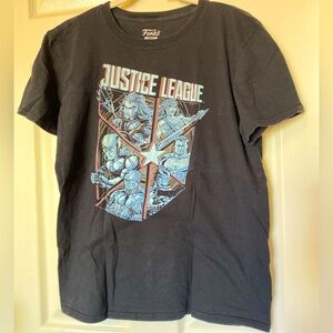 Funko DC Justice League Unisex Graphic T Size S Legion of Collector’s Exclusive